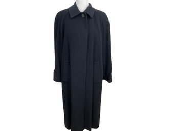 J Percy For Marvin Richards Blue Wool Coat Size 10