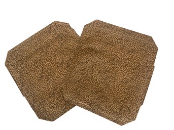8 Cheetah Pattern Cloth Placemats