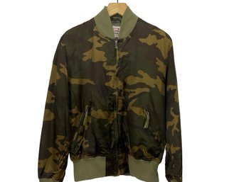 Todd Snyder X Champion Sportswear Satin Camo Jacket Size Medium NEW