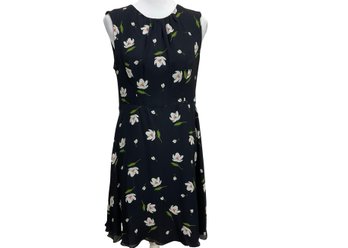 Milly Silk Floral Sleeveless Dress Size 10