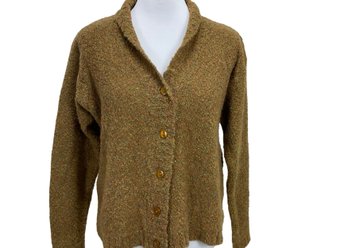 Kamal Wool Blend Cardigan Sweater Size M
