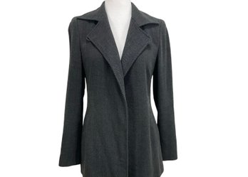Lafayette 148 Herringbone Wool Blend Jacket Size 2