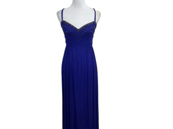 Artilier By Nicole Miller Maxi Dress With Beads Size 0