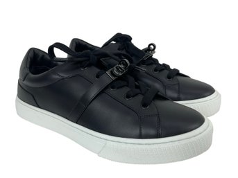 Hermes Day Sneaker Noir Size 38.5 In Original Box Like New