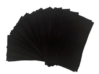 13 Black Napkins