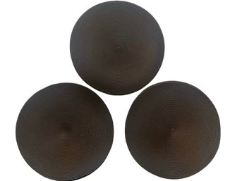 Set Of 14 Round Braided Placemats