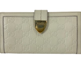 Gucci Guccissima Continental Flap GG Wallet