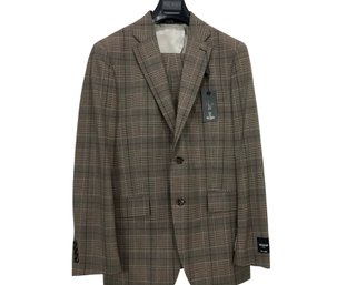 Todd Snyder Brown Plaid Sutton Fit Wool Suit Size 40R Brand New With Tags