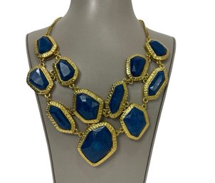 Amrita Singh Blue & Gold Necklace