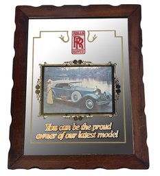Rolls Royce Framed Mirror (22 X 28)