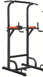 Multi-Function Power Tower With Resistance Bands & Dumbbells