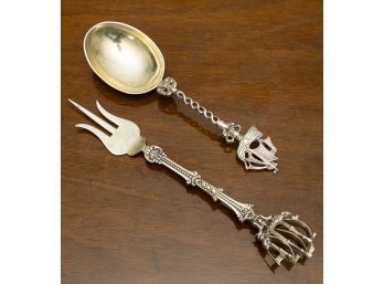 Sterling Silver Figural Utensils 99 Grams