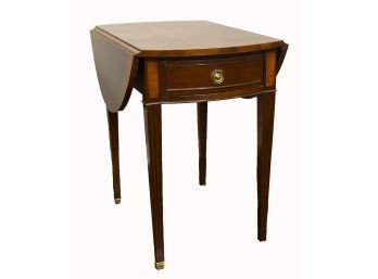 Baker Federal Style Banded Mahogany Pembroke Table