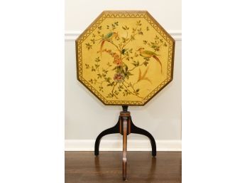 Octagonal Tilt Top Pedestal Table