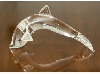 Steuben Crystal Dolphin