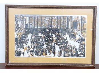 Stock Market Framed Print
