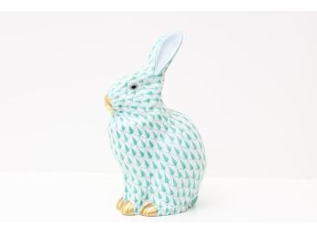 Herend Sitting Bunny Figurine