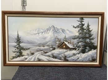 Winter Landscape Canvas Painting