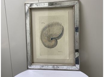 Blue Sea Shell Painting