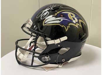 Joe Flacco Baltimore Ravens NFL Signed Helmet