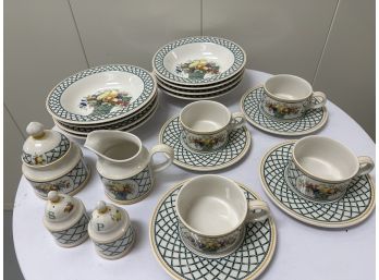 Villeroy And Boch 'Basket' Pattern Dishes