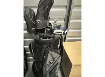Like New Set Of Womens Calloway Golf Clubs And Bag (New)