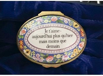 Halcyon Days Trinket Box