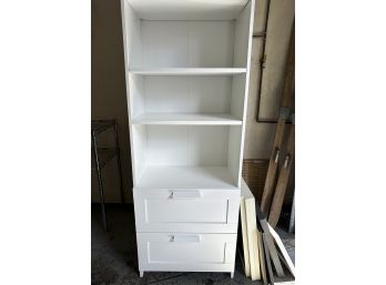Pottery Barn White Bookshelf