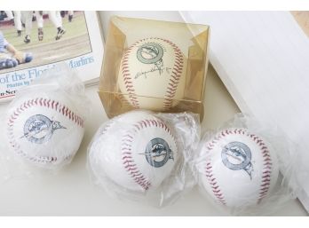 Florida Marlins Inaugural Year Memorabilia