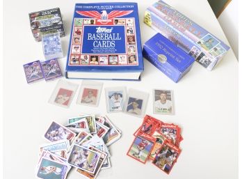 Baseball Card Collection Including Unopened Box And Book