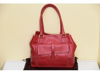 J. Mclaughlin Red Shoulder Bag