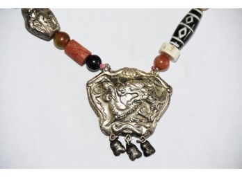 Beaded Dragon Necklace - N106
