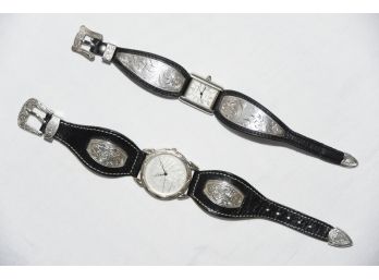 Leather Strap Watch Lot - N128