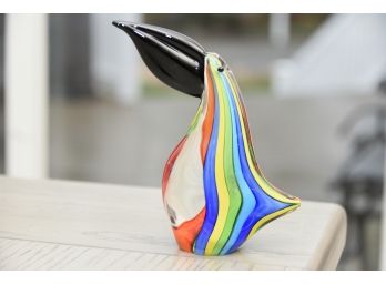 A Murano Glass Toucan - 7'