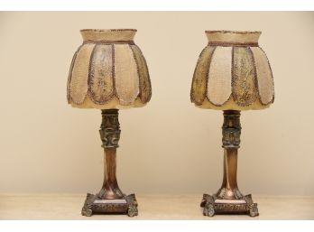 Pair Of Pedestal Candles