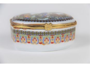 An Asian Multicolored Trinket Box