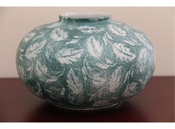 MCM Boho Leaf Green Botanical Bulb Vase