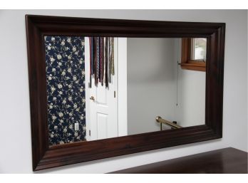 A Ethan Allen Oak Large Wall Mirror