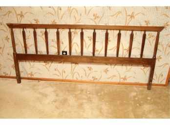 MCM Walnut Veneer King Headboard