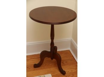 Mahogany Three Leg Side Table