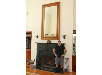 Oversized Pine Mirror