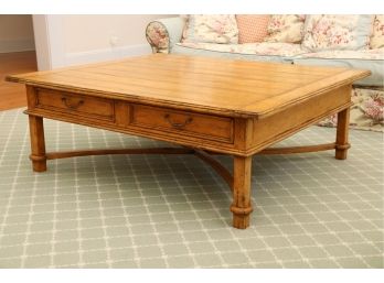 Guy Chaddock Oversized Walnut Coffee Table