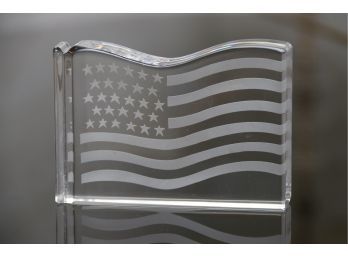 Tiffany And Co. Crystal Stars And Stripes By Val St Lambert