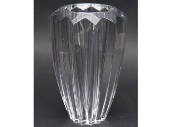 Orrefors Round Crystal Vase