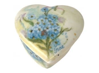 Heart Shaped Trinket Box Made In Western Germany