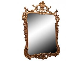 LARGE ORNATE GILT LA BARGE MIRROR