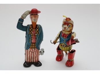 Vintage Tin Wind Up Toys Made In Japan