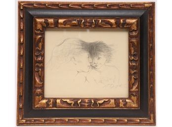 Framed Sketch Artist Signed