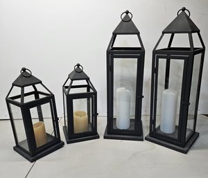 Pottery Barn Lanterns - Set Of 4