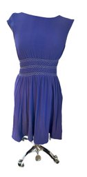 Kate Spade Size 4 Purple Smocked Dress